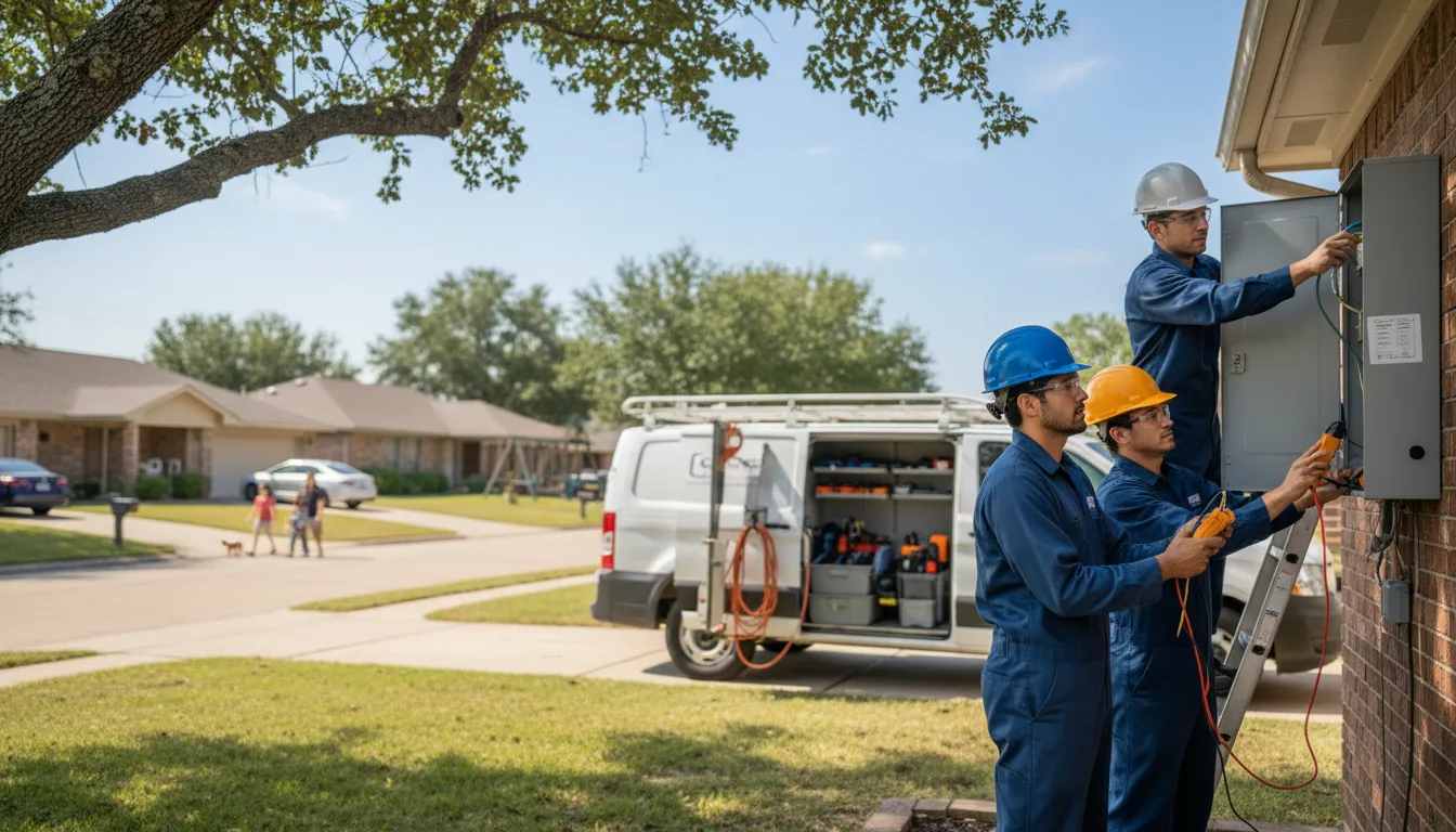 Certified electrician providing emergency electrical services in Hardy, VA